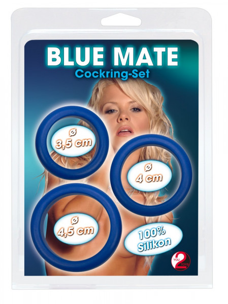 You2Toys Penisring-Trio Blue Mate