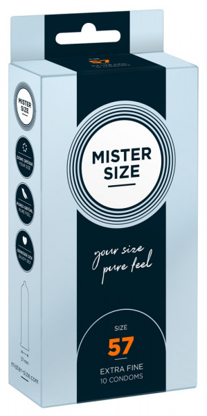 MISTER SIZE 57mm Condoms 10pcs