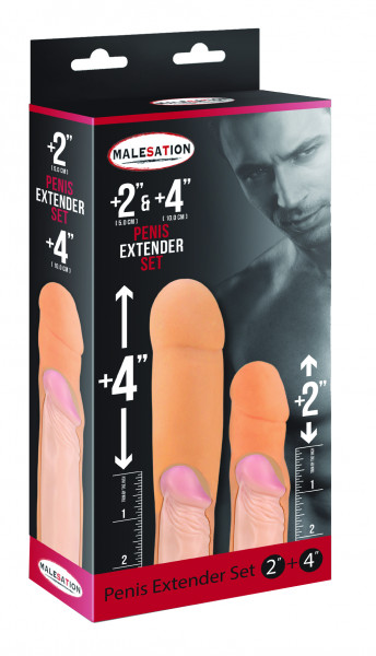 MALESATION Penis Extender Set 2' + 4