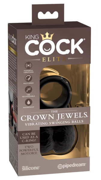 King Cock The Crown Jewels - Vibrating Swinging Balls