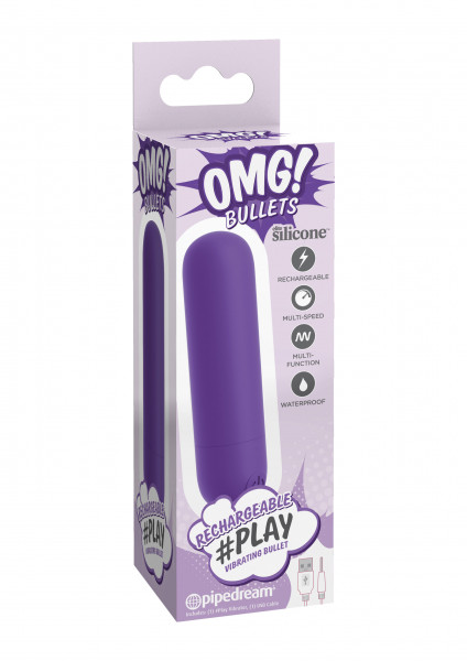 OMG! Play Vibrating Bullet Lila