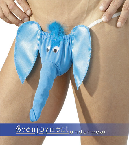 Svenjoyment Elefanten Gag String S-L