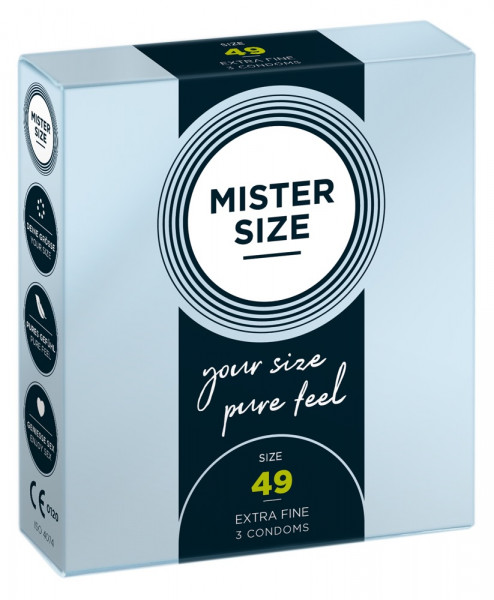 MISTER SIZE 49mm Condoms 3pcs