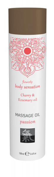 SHIATSU Massage oil passion - Cherry &amp; Rosemary oil 100ml