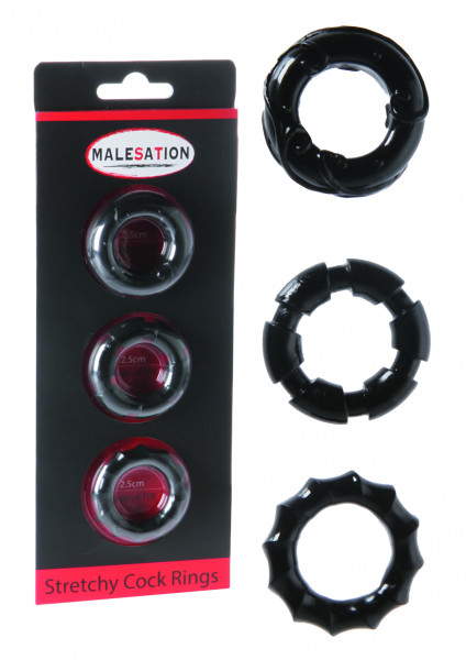 MALESATION Stretchy Cock Rings