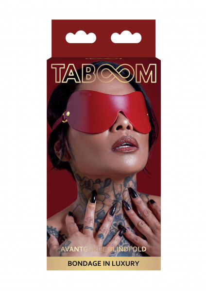 Taboom Red Line Vegan Avantgarde Blindfold