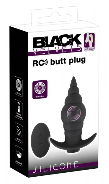 Black Velvets RC Butt Plug