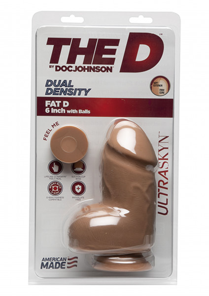 DOC JOHNSON The D Perfect D Dual Density 6&#039; with Balls tan