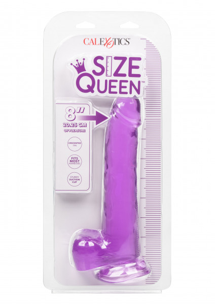 California Exotics Queen Size Dong 8 Inch lila