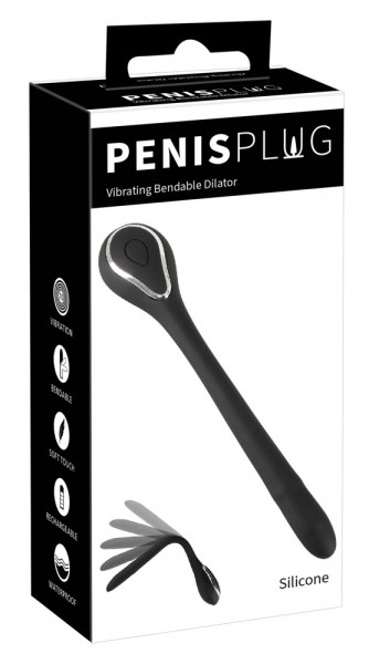 Penis Plug Vibrationg Bendable Dilator