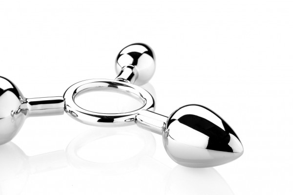 Zenn Cock Ring With Three Anal Plugs