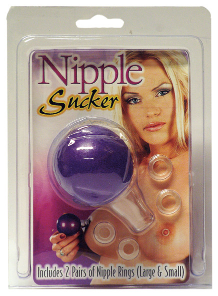 Seven Creations Nipple Sucker lila m. 4 Ringen