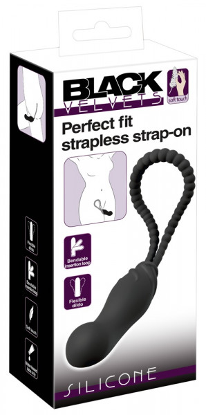Black Velvets Perfect fit strapless strap-on