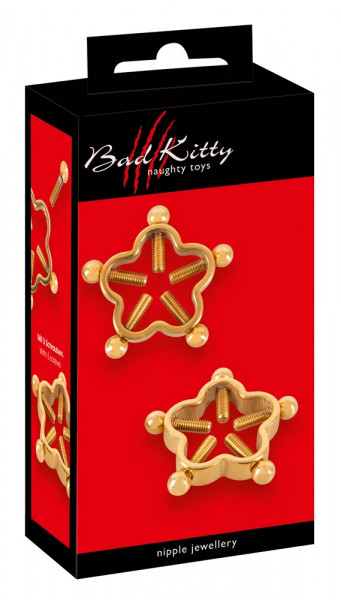 Bad Kitty Nipple Jewellery Gold