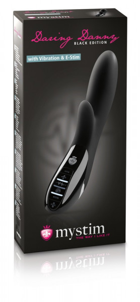 MYSTIM Daring Danny eStim Vibrator, Black Edition