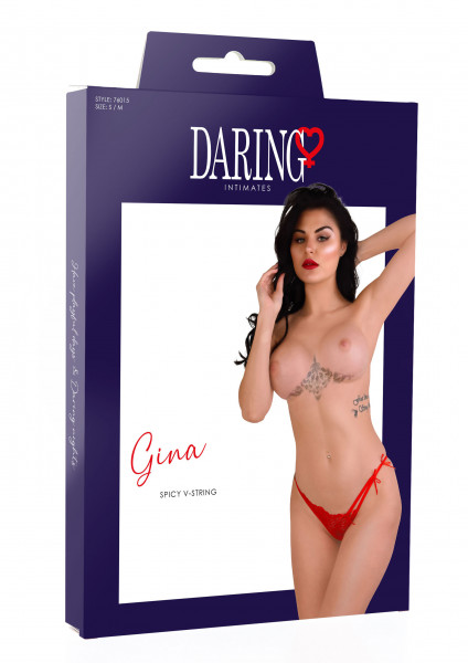 Daring Intimates Gina spicy V-string Rot S/M