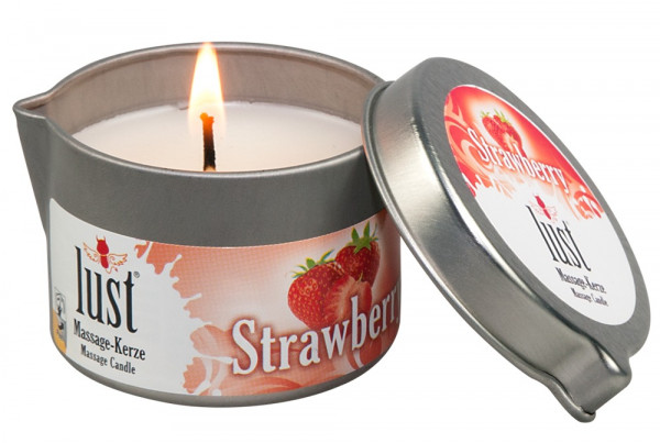 Lust Massagekerze Erdbeere
