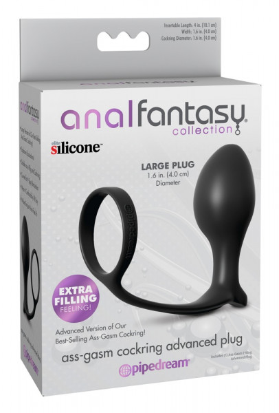 analfantasy Ass-Gasm Cock Ring Advanced Plug