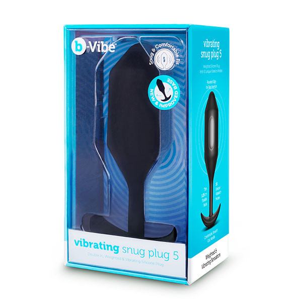 b-Vibe Vibrating Snug Plug XXL Black