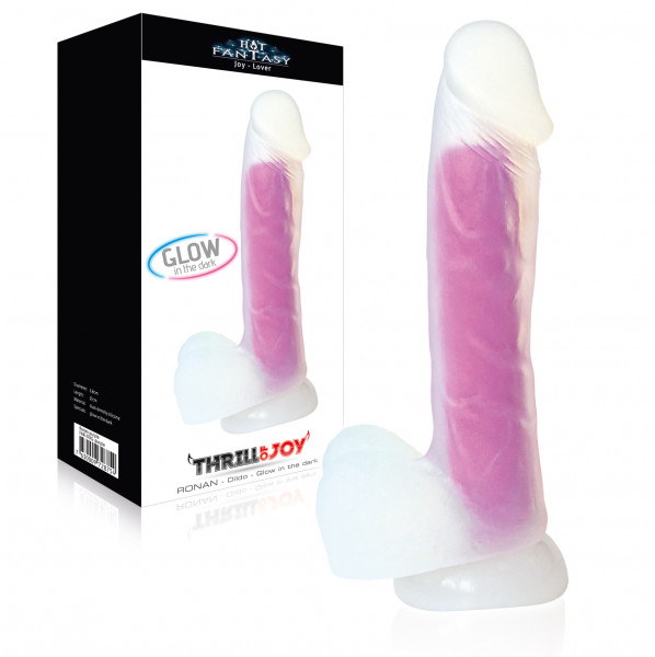 HOT FANTASY Thrill of Joy Ronan Dildo glow-pink