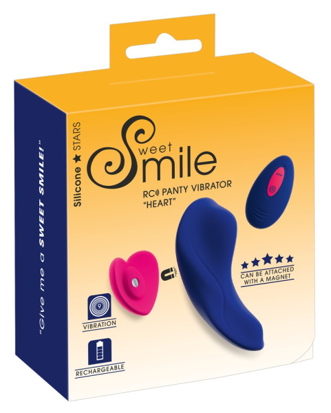Sweetz Smile RC Panty Vibrator Heart