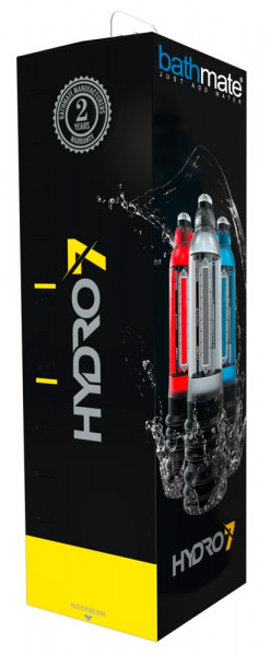 Bathmate Hydro7 Penispumpe mit Wasser blau