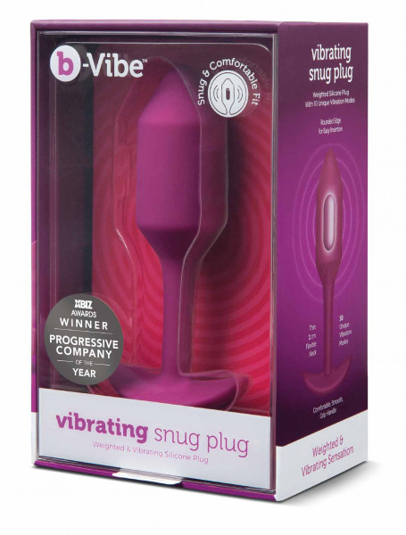 b-Vibe Vibrating Snug Plug M Rose