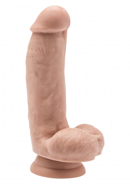 Get Real Dildo 6 inch with Balls Hautfarben