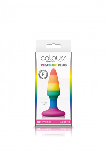 Colours by NS Novelties Pleasure Plug Rainbow Mini