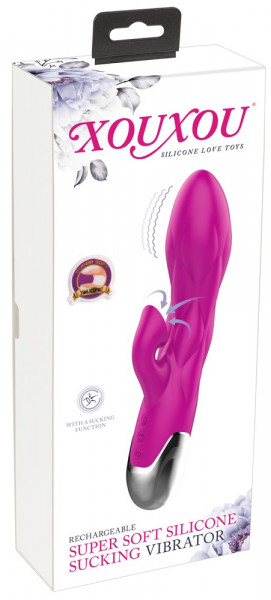 XOUXOU Super Soft Silicone Sucking Vibrator