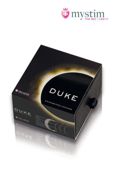 Mystim His Ringness The Duke edged Cock Ring 48 mm graviert