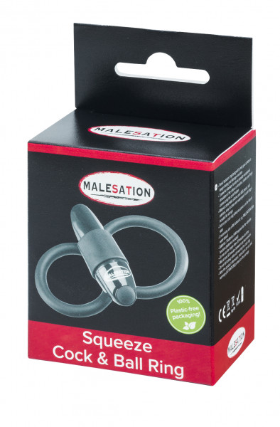 MALESATION Squeeze Cock &amp; Ball Ring (mit Vibration)