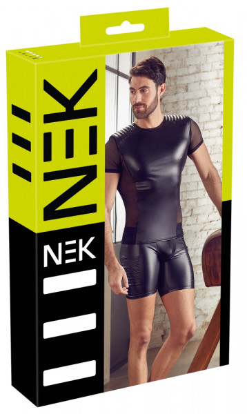 NEK Tight-Fit Bikerstyle Matlook Shirt