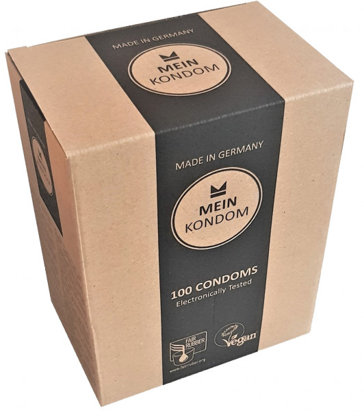 MEIN KONDOM Sensitive – Fair &amp; Vegan 100er Box