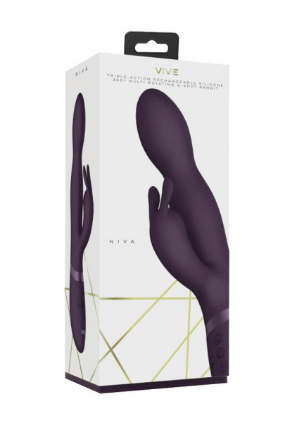 VIVE G-Point Rabbit Vibrator Niva - Purple