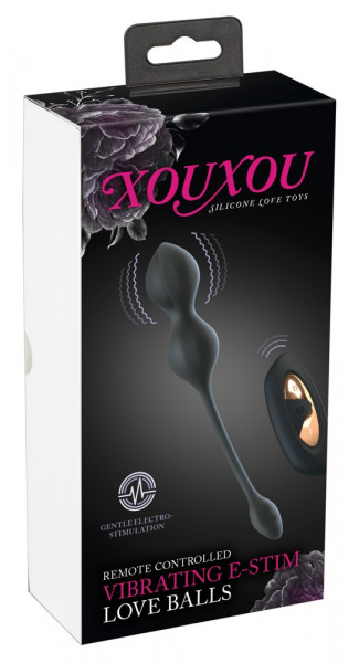 XOUXOU RC Vibrating E-Stim Love Balls