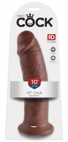 King Cock Cock 10" Brown King Cock Cock 10" Brown