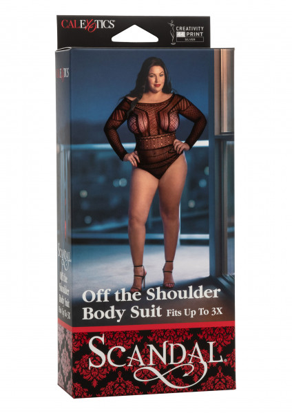 Scandal by CalExotics Shoulder Body Suit + 3XL