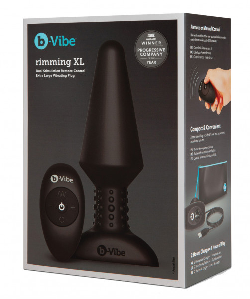 b-Vibe Rimming XL Black