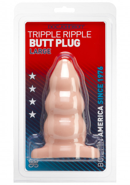 DOC JOHNSON Triple Butt Plug blk large hell