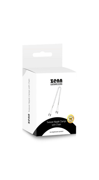 Zenn Tweezer Nipple Clamps with Chain