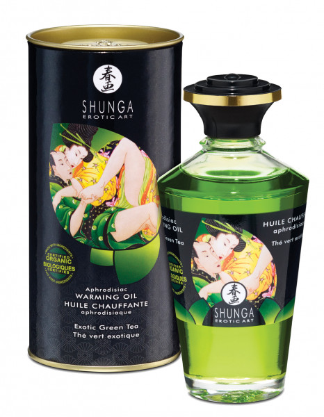 SHUNGA Aphrodisiac Warming Oil Green Tea 100ml