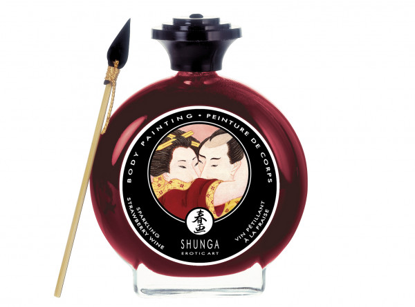 SHUNGA Sparkl. Strawberry Body Painting 100ml