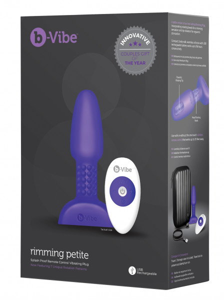 b-Vibe Rimming Petite Purple