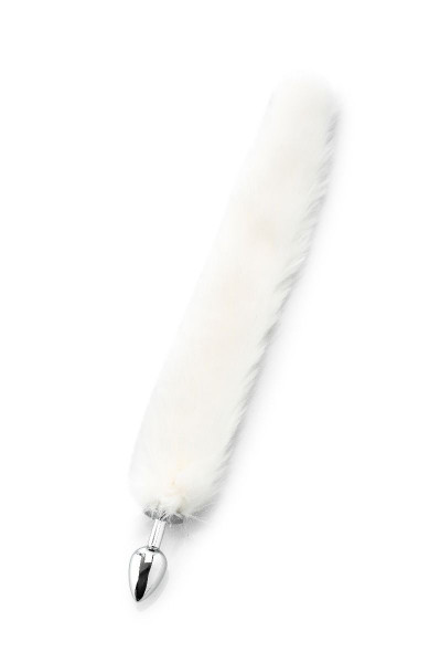 Zenn Deluxe Fluffy Fox Plug - Weiß