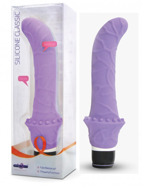 SEVEN CREATIONS Premium Range Silicone Classic Vibe purple