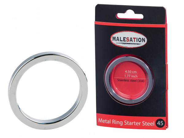 MALESATION Metal Ring Starter Steel 45