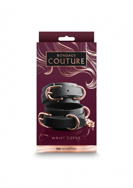 NS Novelties Bondage Couture Wrist Cuffs