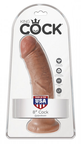 King Cock 8 Zoll Dildo Flesh