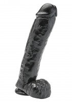 Get Real Dildo 11 inch with Balls Schwarz Get Real Dildo 11 inch with Balls Schwarz